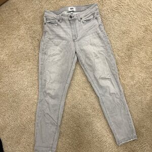Gray Paige Hi-Rise Jeans